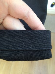 lovely sleeve facing!