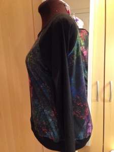 Side view - so much more drape than in the first version